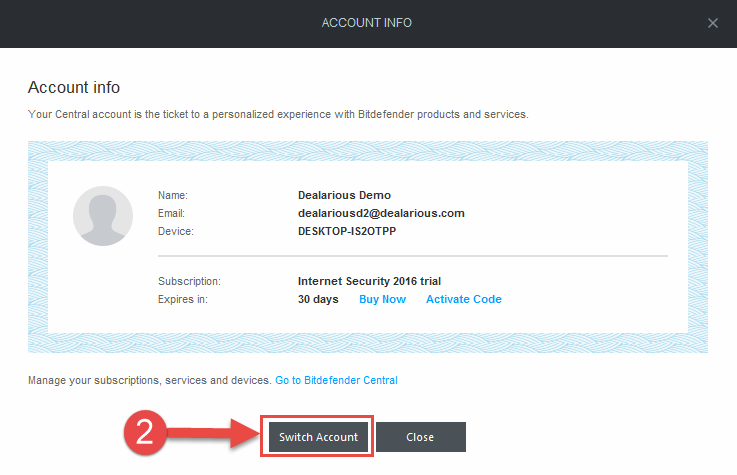 bitdefender login bitdefender login