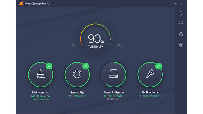 Avast Ultimate Suite cleanup module